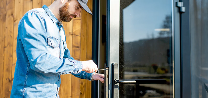 Frameless Glass Storefront Door Locks Replacement in Coronado, CA